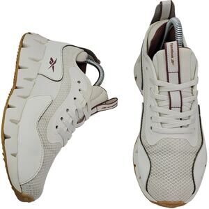 Reebok Zig Dynamica 4.0 Cream Wine Womens 7 Running Shoes